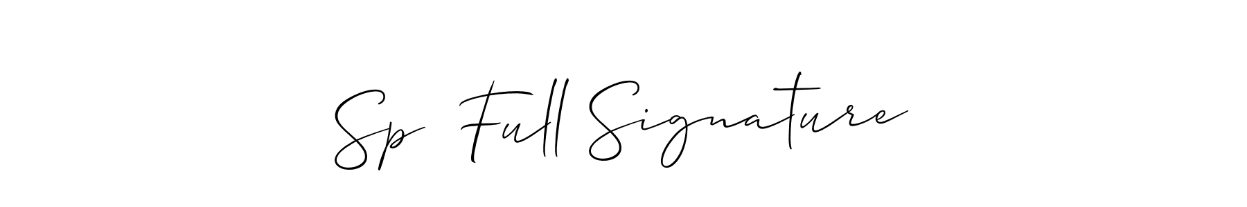 Create a beautiful signature design for name Sp  Full Signature. With this signature (Allison_Script) fonts, you can make a handwritten signature for free. Sp  Full Signature signature style 2 images and pictures png