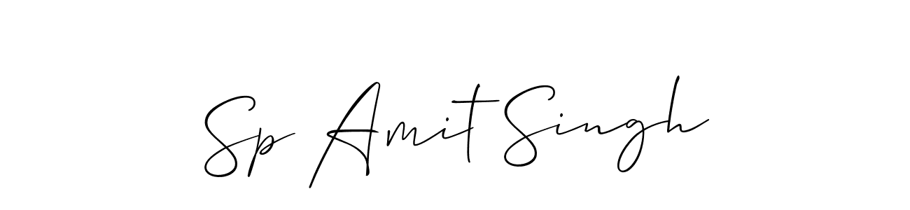 Sp Amit Singh stylish signature style. Best Handwritten Sign (Allison_Script) for my name. Handwritten Signature Collection Ideas for my name Sp Amit Singh. Sp Amit Singh signature style 2 images and pictures png