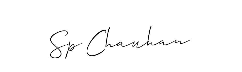 You should practise on your own different ways (Allison_Script) to write your name (Sp Chauhan) in signature. don't let someone else do it for you. Sp Chauhan signature style 2 images and pictures png