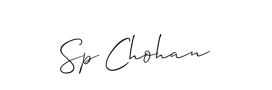 You should practise on your own different ways (Allison_Script) to write your name (Sp Chohan) in signature. don't let someone else do it for you. Sp Chohan signature style 2 images and pictures png