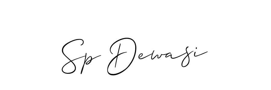 Also You can easily find your signature by using the search form. We will create Sp Dewasi name handwritten signature images for you free of cost using Allison_Script sign style. Sp Dewasi signature style 2 images and pictures png