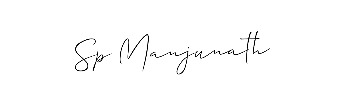 Once you've used our free online signature maker to create your best signature Allison_Script style, it's time to enjoy all of the benefits that Sp Manjunath name signing documents. Sp Manjunath signature style 2 images and pictures png