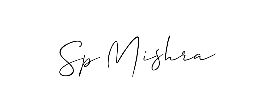 Also we have Sp Mishra name is the best signature style. Create professional handwritten signature collection using Allison_Script autograph style. Sp Mishra signature style 2 images and pictures png