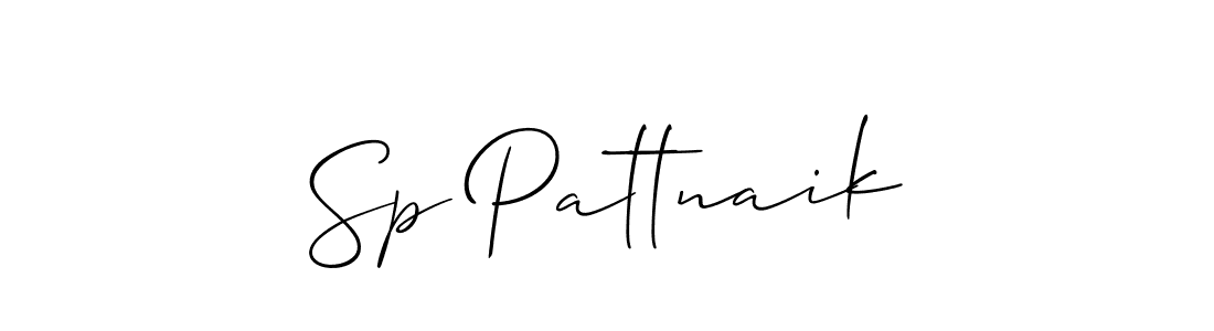 How to make Sp Pattnaik signature? Allison_Script is a professional autograph style. Create handwritten signature for Sp Pattnaik name. Sp Pattnaik signature style 2 images and pictures png