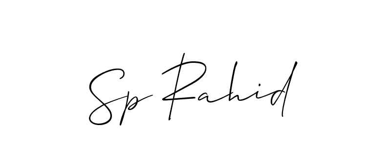 Best and Professional Signature Style for Sp Rahid. Allison_Script Best Signature Style Collection. Sp Rahid signature style 2 images and pictures png