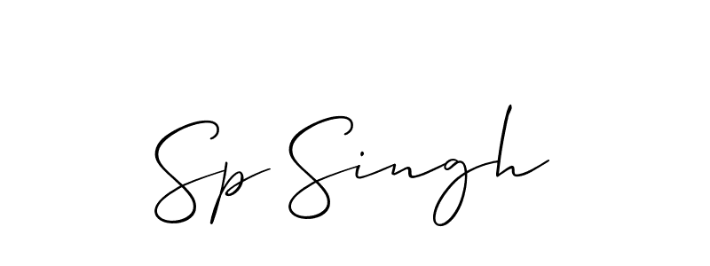 if you are searching for the best signature style for your name Sp Singh. so please give up your signature search. here we have designed multiple signature styles  using Allison_Script. Sp Singh signature style 2 images and pictures png