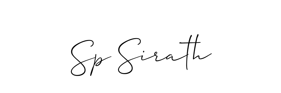 Best and Professional Signature Style for Sp Sirath. Allison_Script Best Signature Style Collection. Sp Sirath signature style 2 images and pictures png