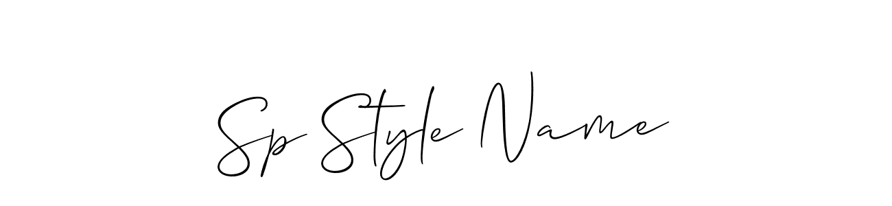 if you are searching for the best signature style for your name Sp Style Name. so please give up your signature search. here we have designed multiple signature styles  using Allison_Script. Sp Style Name signature style 2 images and pictures png