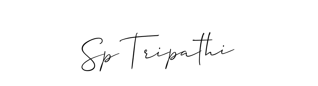 How to Draw Sp Tripathi signature style? Allison_Script is a latest design signature styles for name Sp Tripathi. Sp Tripathi signature style 2 images and pictures png