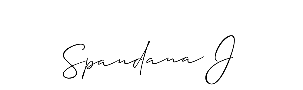 Once you've used our free online signature maker to create your best signature Allison_Script style, it's time to enjoy all of the benefits that Spandana J name signing documents. Spandana J signature style 2 images and pictures png