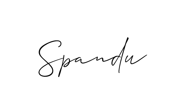 How to make Spandu name signature. Use Allison_Script style for creating short signs online. This is the latest handwritten sign. Spandu signature style 2 images and pictures png