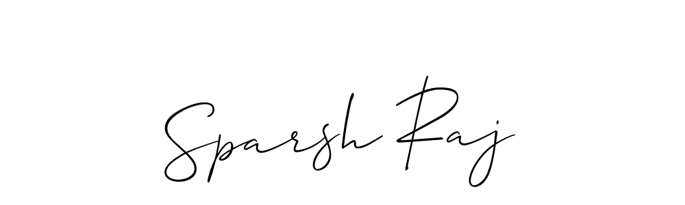 Best and Professional Signature Style for Sparsh Raj. Allison_Script Best Signature Style Collection. Sparsh Raj signature style 2 images and pictures png