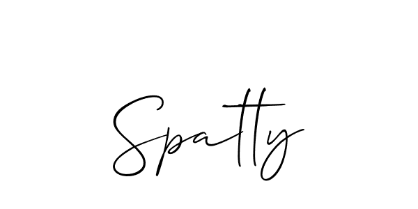 Check out images of Autograph of Spatty name. Actor Spatty Signature Style. Allison_Script is a professional sign style online. Spatty signature style 2 images and pictures png