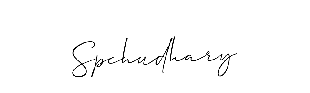 Best and Professional Signature Style for Spchudhary. Allison_Script Best Signature Style Collection. Spchudhary signature style 2 images and pictures png
