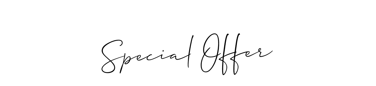 Also we have Special Offer name is the best signature style. Create professional handwritten signature collection using Allison_Script autograph style. Special Offer signature style 2 images and pictures png