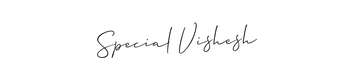 Make a short Special Vishesh signature style. Manage your documents anywhere anytime using Allison_Script. Create and add eSignatures, submit forms, share and send files easily. Special Vishesh signature style 2 images and pictures png