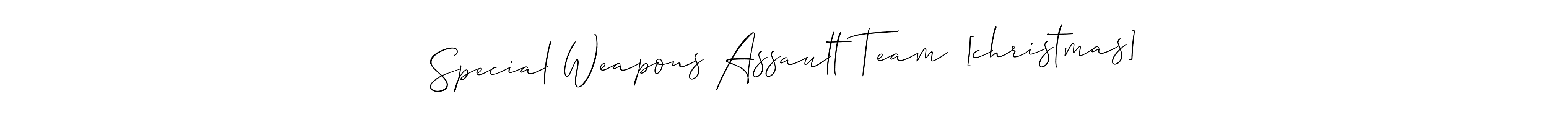 Make a beautiful signature design for name Special Weapons Assault Team  [christmas]. Use this online signature maker to create a handwritten signature for free. Special Weapons Assault Team  [christmas] signature style 2 images and pictures png