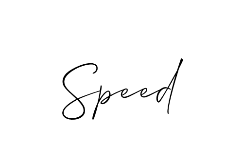 Create a beautiful signature design for name Speed. With this signature (Allison_Script) fonts, you can make a handwritten signature for free. Speed signature style 2 images and pictures png