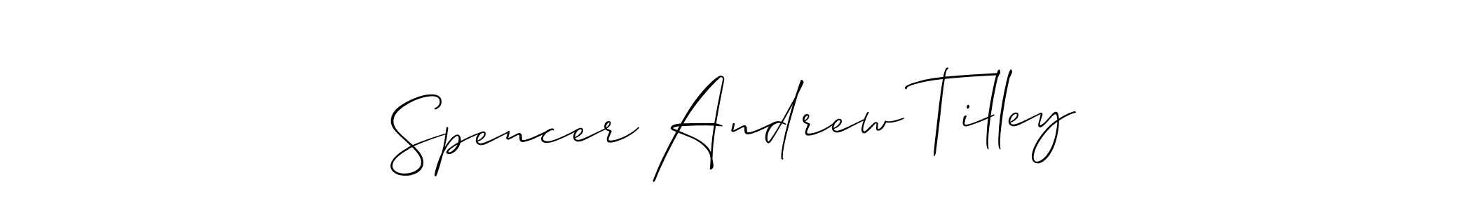 Best and Professional Signature Style for Spencer Andrew Tilley. Allison_Script Best Signature Style Collection. Spencer Andrew Tilley signature style 2 images and pictures png