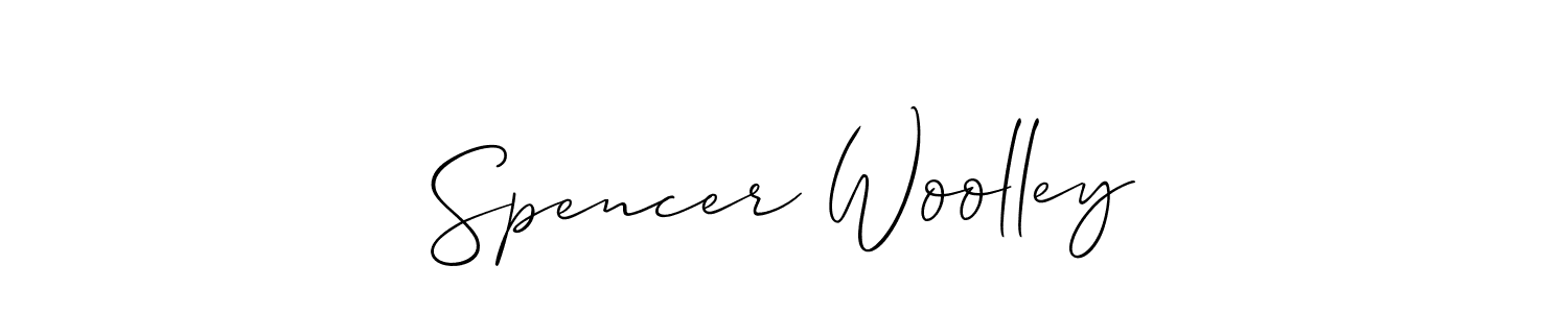 Best and Professional Signature Style for Spencer Woolley. Allison_Script Best Signature Style Collection. Spencer Woolley signature style 2 images and pictures png