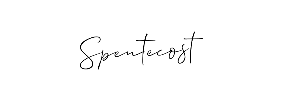 How to make Spentecost name signature. Use Allison_Script style for creating short signs online. This is the latest handwritten sign. Spentecost signature style 2 images and pictures png