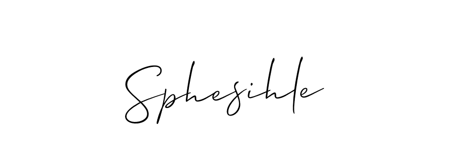 Make a beautiful signature design for name Sphesihle. Use this online signature maker to create a handwritten signature for free. Sphesihle signature style 2 images and pictures png