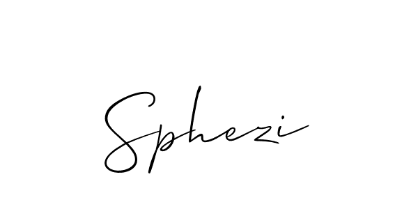 How to Draw Sphezi signature style? Allison_Script is a latest design signature styles for name Sphezi. Sphezi signature style 2 images and pictures png