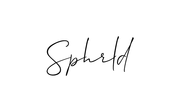 Also You can easily find your signature by using the search form. We will create Sphrld name handwritten signature images for you free of cost using Allison_Script sign style. Sphrld signature style 2 images and pictures png