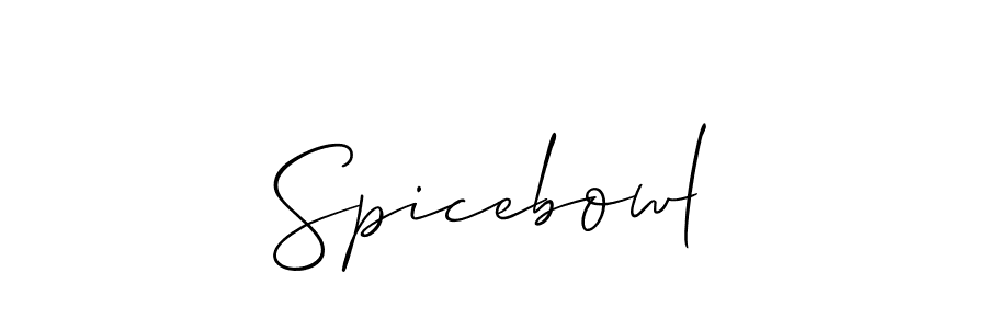 Make a beautiful signature design for name Spicebowl. Use this online signature maker to create a handwritten signature for free. Spicebowl signature style 2 images and pictures png