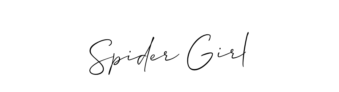 See photos of Spider Girl official signature by Spectra . Check more albums & portfolios. Read reviews & check more about Allison_Script font. Spider Girl signature style 2 images and pictures png