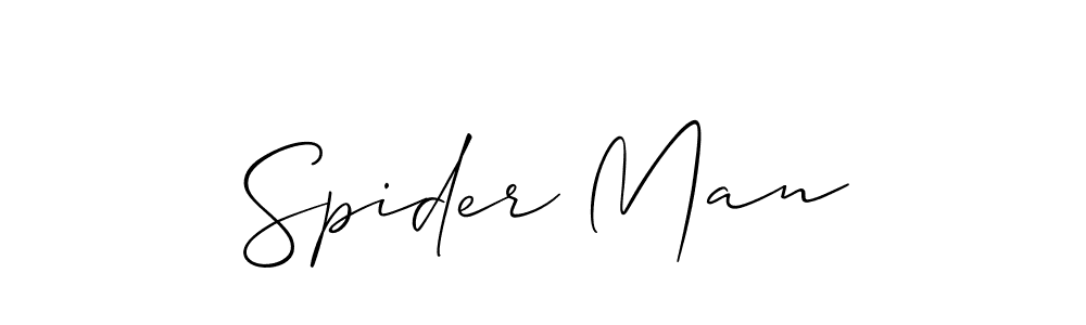 How to make Spider Man name signature. Use Allison_Script style for creating short signs online. This is the latest handwritten sign. Spider Man signature style 2 images and pictures png