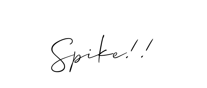 Here are the top 10 professional signature styles for the name Spike!!. These are the best autograph styles you can use for your name. Spike!! signature style 2 images and pictures png