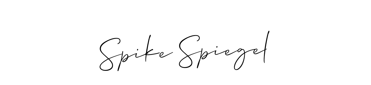 Also You can easily find your signature by using the search form. We will create Spike Spiegel name handwritten signature images for you free of cost using Allison_Script sign style. Spike Spiegel signature style 2 images and pictures png