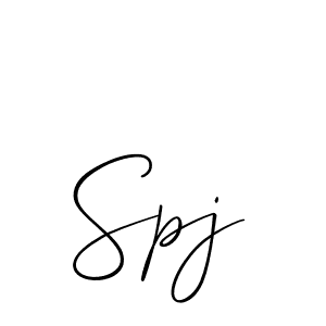 Best and Professional Signature Style for Spj. Allison_Script Best Signature Style Collection. Spj signature style 2 images and pictures png