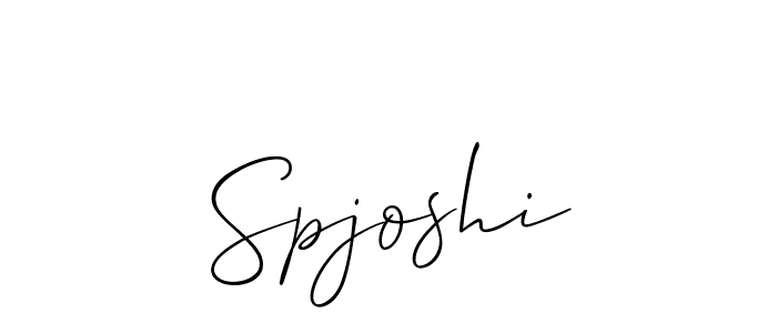 Similarly Allison_Script is the best handwritten signature design. Signature creator online .You can use it as an online autograph creator for name Spjoshi. Spjoshi signature style 2 images and pictures png