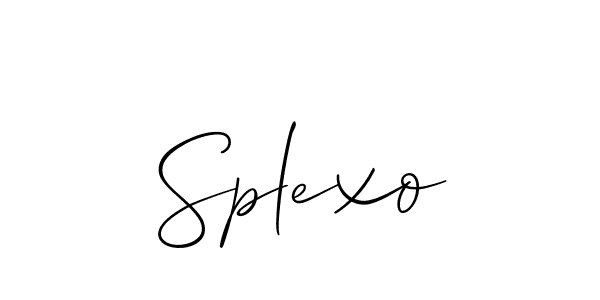 How to Draw Splexo signature style? Allison_Script is a latest design signature styles for name Splexo. Splexo signature style 2 images and pictures png