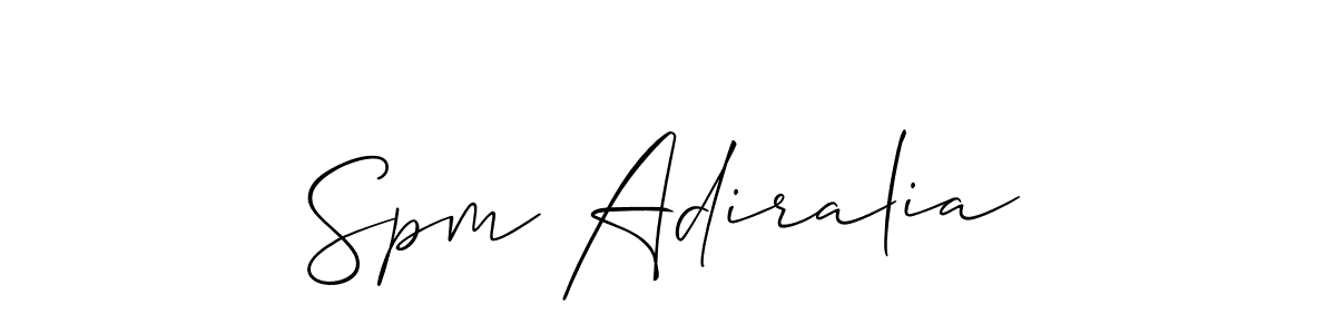 Check out images of Autograph of Spm Adiralia name. Actor Spm Adiralia Signature Style. Allison_Script is a professional sign style online. Spm Adiralia signature style 2 images and pictures png