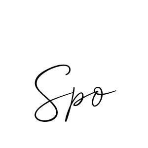 It looks lik you need a new signature style for name Spo. Design unique handwritten (Allison_Script) signature with our free signature maker in just a few clicks. Spo signature style 2 images and pictures png