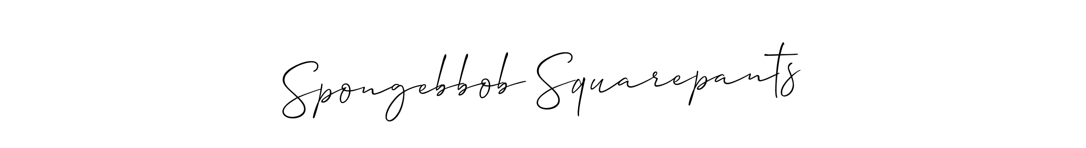 Make a short Spongebbob Squarepants signature style. Manage your documents anywhere anytime using Allison_Script. Create and add eSignatures, submit forms, share and send files easily. Spongebbob Squarepants signature style 2 images and pictures png