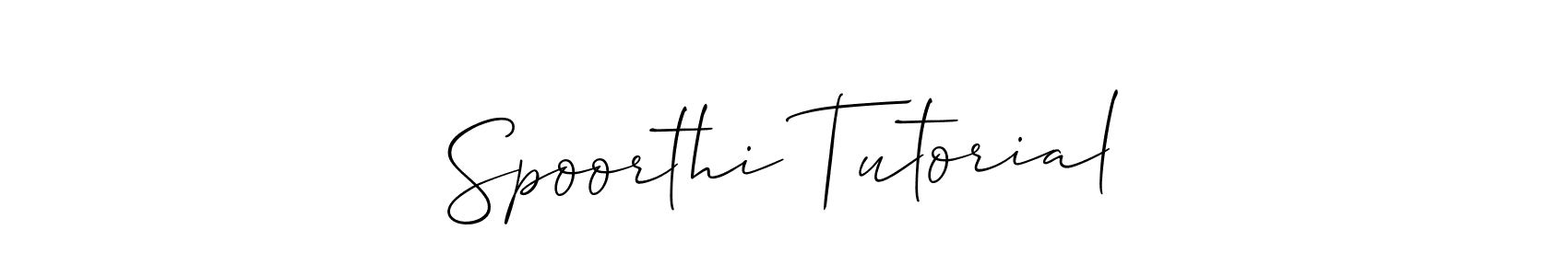 This is the best signature style for the Spoorthi Tutorial name. Also you like these signature font (Allison_Script). Mix name signature. Spoorthi Tutorial signature style 2 images and pictures png