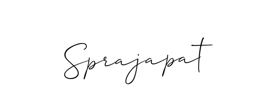 Similarly Allison_Script is the best handwritten signature design. Signature creator online .You can use it as an online autograph creator for name Sprajapat. Sprajapat signature style 2 images and pictures png