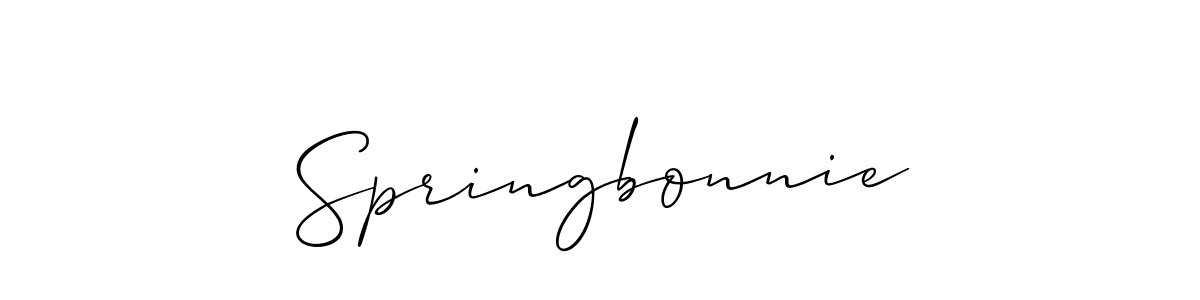 This is the best signature style for the Springbonnie name. Also you like these signature font (Allison_Script). Mix name signature. Springbonnie signature style 2 images and pictures png
