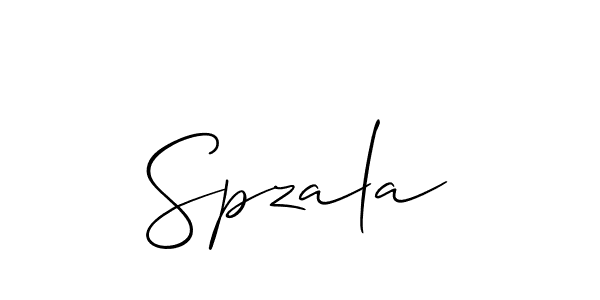 Best and Professional Signature Style for Spzala. Allison_Script Best Signature Style Collection. Spzala signature style 2 images and pictures png