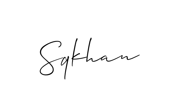 Check out images of Autograph of Sqkhan name. Actor Sqkhan Signature Style. Allison_Script is a professional sign style online. Sqkhan signature style 2 images and pictures png
