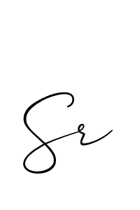 Sr stylish signature style. Best Handwritten Sign (Allison_Script) for my name. Handwritten Signature Collection Ideas for my name Sr. Sr signature style 2 images and pictures png