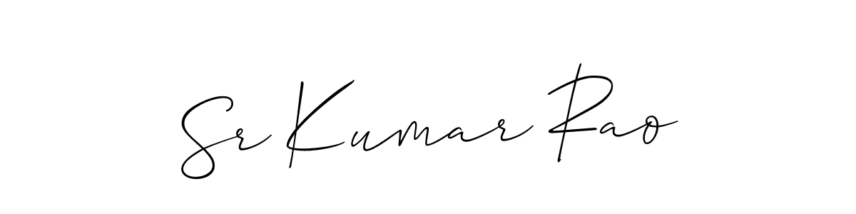 See photos of Sr Kumar Rao official signature by Spectra . Check more albums & portfolios. Read reviews & check more about Allison_Script font. Sr Kumar Rao signature style 2 images and pictures png