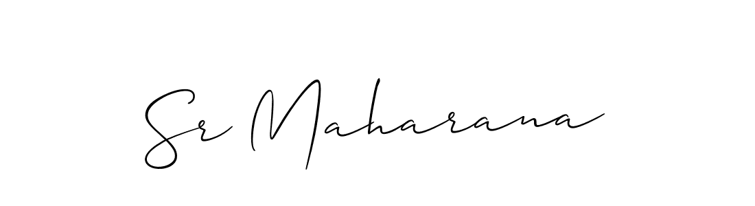 How to make Sr Maharana name signature. Use Allison_Script style for creating short signs online. This is the latest handwritten sign. Sr Maharana signature style 2 images and pictures png