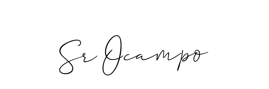 Make a beautiful signature design for name Sr Ocampo. Use this online signature maker to create a handwritten signature for free. Sr Ocampo signature style 2 images and pictures png