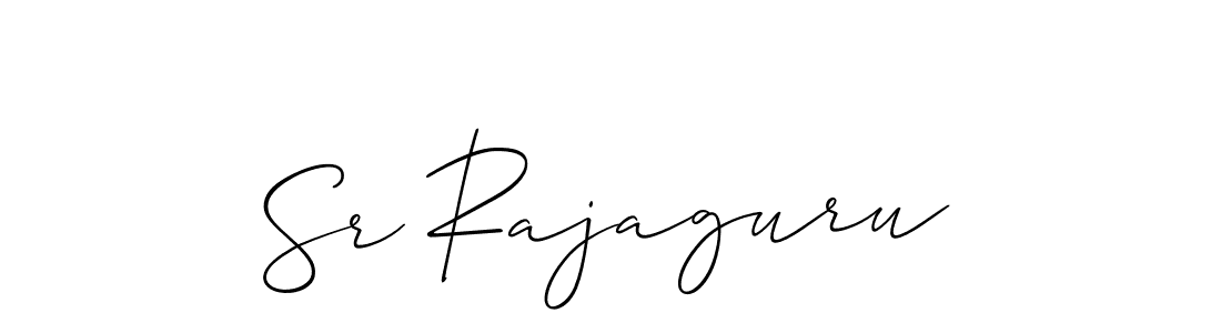 This is the best signature style for the Sr Rajaguru name. Also you like these signature font (Allison_Script). Mix name signature. Sr Rajaguru signature style 2 images and pictures png