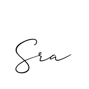 It looks lik you need a new signature style for name Sra. Design unique handwritten (Allison_Script) signature with our free signature maker in just a few clicks. Sra signature style 2 images and pictures png